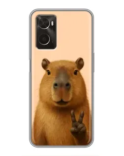 Чохол для OPPO A96 з картинкою «Капібара вікторія»