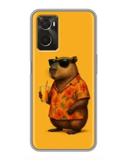 Чохол для OPPO A96 з картинкою «Капібара на відпочинку»