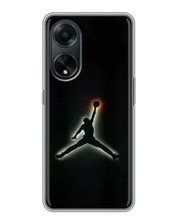 Чохол для OPPO A98 з картинкою «Jordan Gradient Logo»