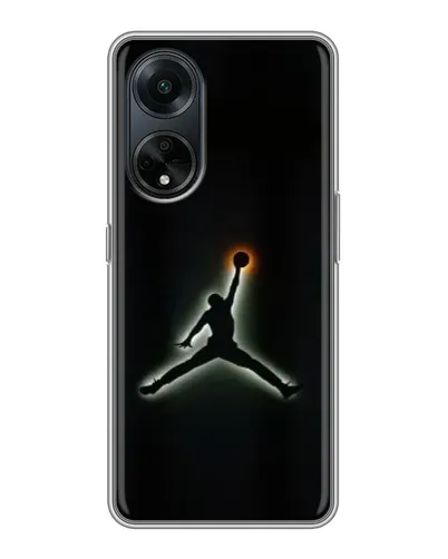 Чохол для OPPO A98 з картинкою «Jordan Gradient Logo»