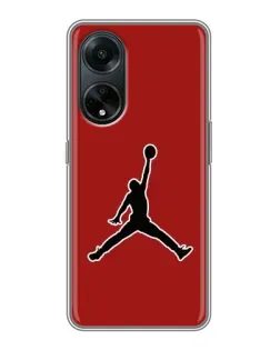 Чохол для OPPO A98 з картинкою «Jordan Red Back»