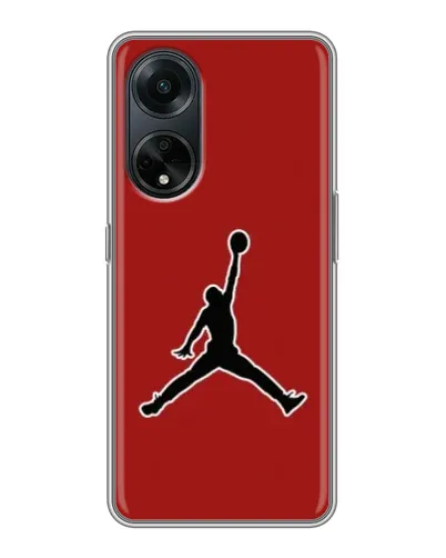 Чохол для OPPO A98 з картинкою «Jordan Red Back»
