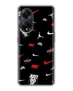 Чохол для OPPO A98 з картинкою «Nike Mix Pattern»