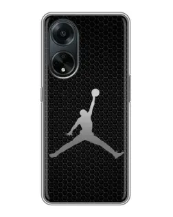 Чохол для OPPO A98 з картинкою «Jordan Dark Carbon»