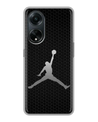 Чохол для OPPO A98 з картинкою «Jordan Dark Carbon»
