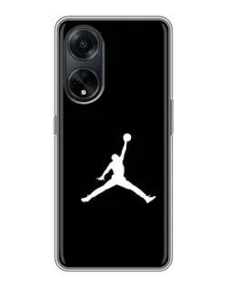 Чохол для OPPO A98 з картинкою «Jordan Silhouette»