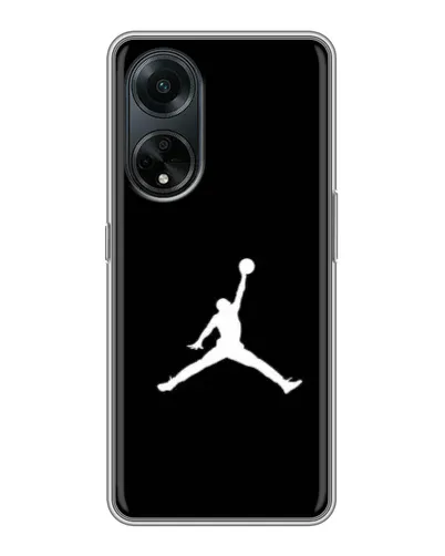 Чохол для OPPO A98 з картинкою «Jordan Silhouette»
