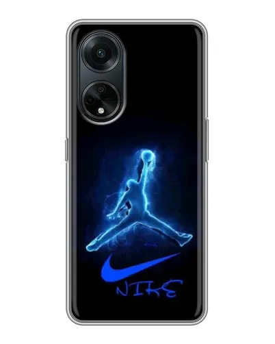 Чохол для OPPO A98 з картинкою «Jordan Neon Blue»