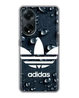 Чохол для OPPO A98 з картинкою «Adidas Trefoil Blue»