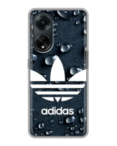 Чохол для OPPO A98 з картинкою «Adidas Trefoil Blue»