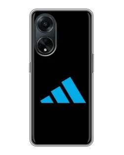 Чохол для OPPO A98 з картинкою «Adidas Cyan Logo»