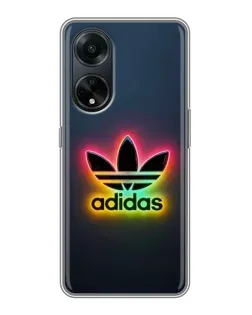 Чохол для OPPO A98 з картинкою «Неоновий Adidas»