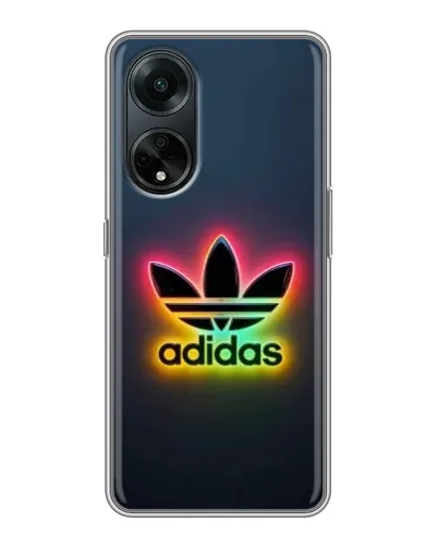 Чохол для OPPO A98 з картинкою «Неоновий Adidas»