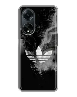 Чохол для OPPO A98 з картинкою «Абстрактний дим Adidas»