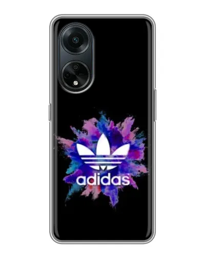 Чохол для OPPO A98 з картинкою «Вибух фарб Adidas»
