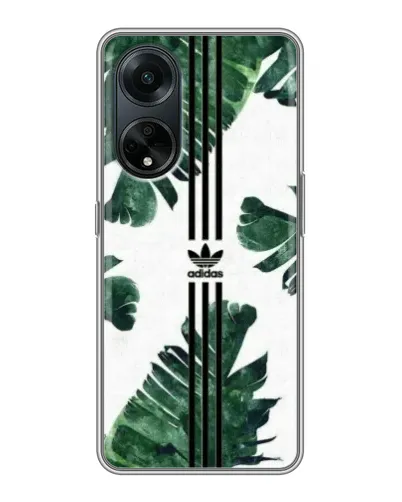 Чохол для OPPO A98 з картинкою «Пальмове листя адідас»