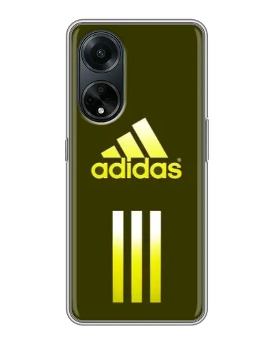 Чохол для OPPO A98 з картинкою «Оливковий градієнт Adidas»