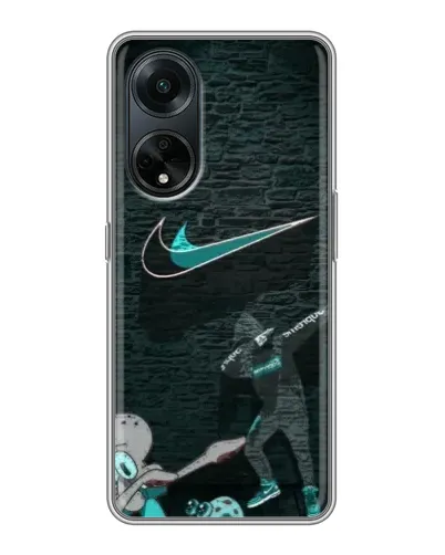 Чохол для OPPO A98 з картинкою «Спортивний арт Nike»