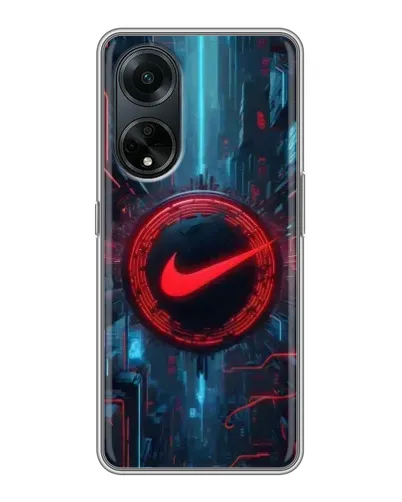Чохол для OPPO A98 з картинкою «Техногенний стиль Nike»