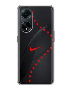 Чохол для OPPO A98 з картинкою «Абстрактний дизайн Nike»