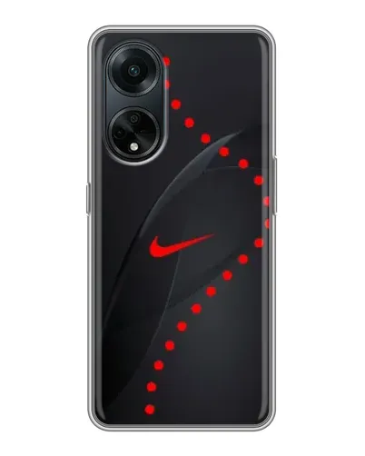 Чохол для OPPO A98 з картинкою «Абстрактний дизайн Nike»