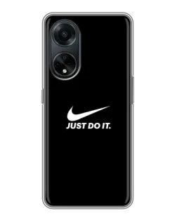 Чохол для OPPO A98 з картинкою «Мінімалізм від Nike»