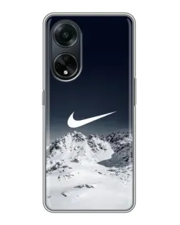 Чохол для OPPO A98 з картинкою «Nike — зимові гори»