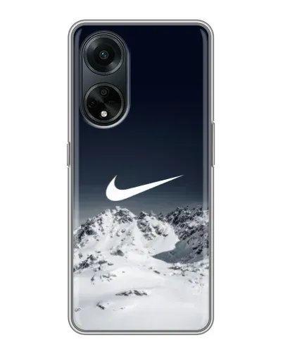 Чохол для OPPO A98 з картинкою «Nike — зимові гори»