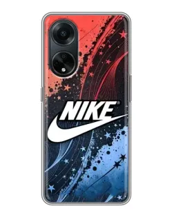 Чохол для OPPO A98 з картинкою «Градієнтний принт Найк»
