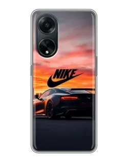 Чохол для OPPO A98 з картинкою «Nike та суперкар»