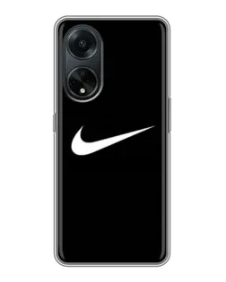 Чехол для OPPO A98 с картинкой «Минималистический Найк»