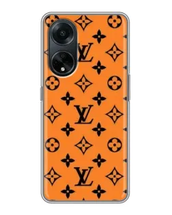 Чохол для OPPO A98 з картинкою «Помаранчевий стиль LV»
