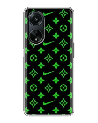 Чохол для OPPO A98 з картинкою «Неоновий принт LV»