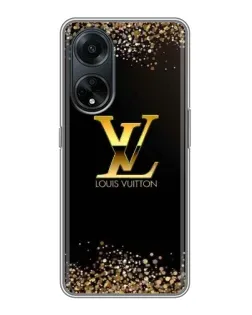 Чохол для OPPO A98 з картинкою «LV — золоті іскри»