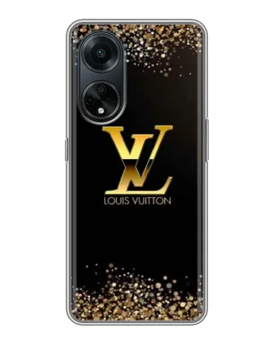 Чохол для OPPO A98 з картинкою «LV — золоті іскри»