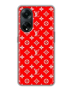 Чохол для OPPO A98 з картинкою «Яскравий паттерн LV»