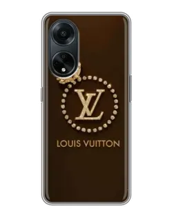 Чохол для OPPO A98 з картинкою «LV — золота печатка»