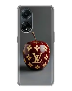 Чохол для OPPO A98 з картинкою «Червоне яблуко LV»