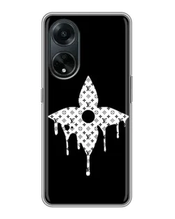 Чохол для OPPO A98 з картинкою «Квіткова монограма»