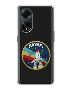 Чохол для OPPO A98 з картинкою «NASA — емблема місії»