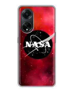 Чохол для OPPO A98 з картинкою «NASA — червона туманність»