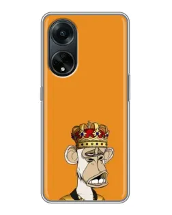 Чохол для OPPO A98 з картинкою «Золота мавпа Bored Ape»