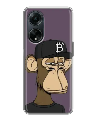Чохол для OPPO A98 з картинкою «Bored Ape в кепці»