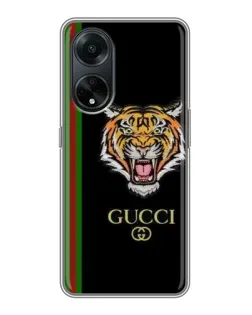 Чохол для OPPO A98 з картинкою «Тигр Gucci»