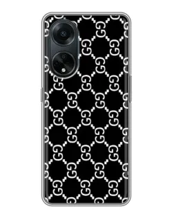 Чохол для OPPO A98 з картинкою «Gucci — сітчастий паттерн»