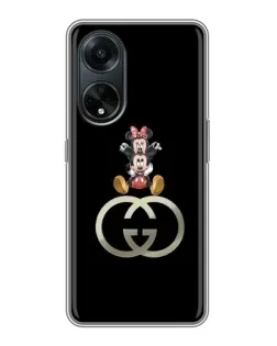 Чохол для OPPO A98 з картинкою «Мінні Маус на лого»