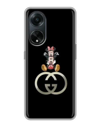 Чохол для OPPO A98 з картинкою «Мінні Маус на лого»
