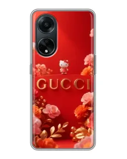 Чохол для OPPO A98 з картинкою «Gucci — золотий сад»
