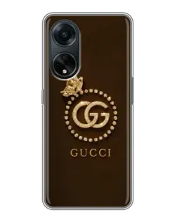 Чохол для OPPO A98 з картинкою «Gucci — золотий метелик»