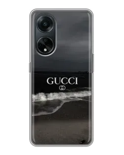 Чохол для OPPO A98 з картинкою «Gucci — морський прибій»